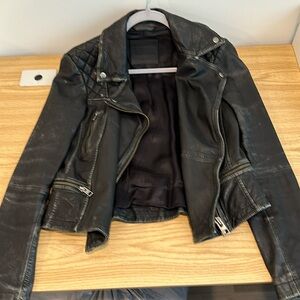 All Saints Cargo Biker Distressed